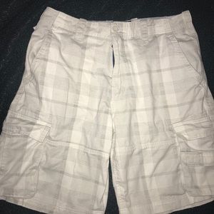 American Rag plaid cargo shorts